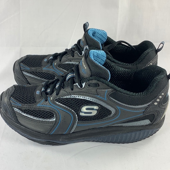 skechers shape ups black work shoes